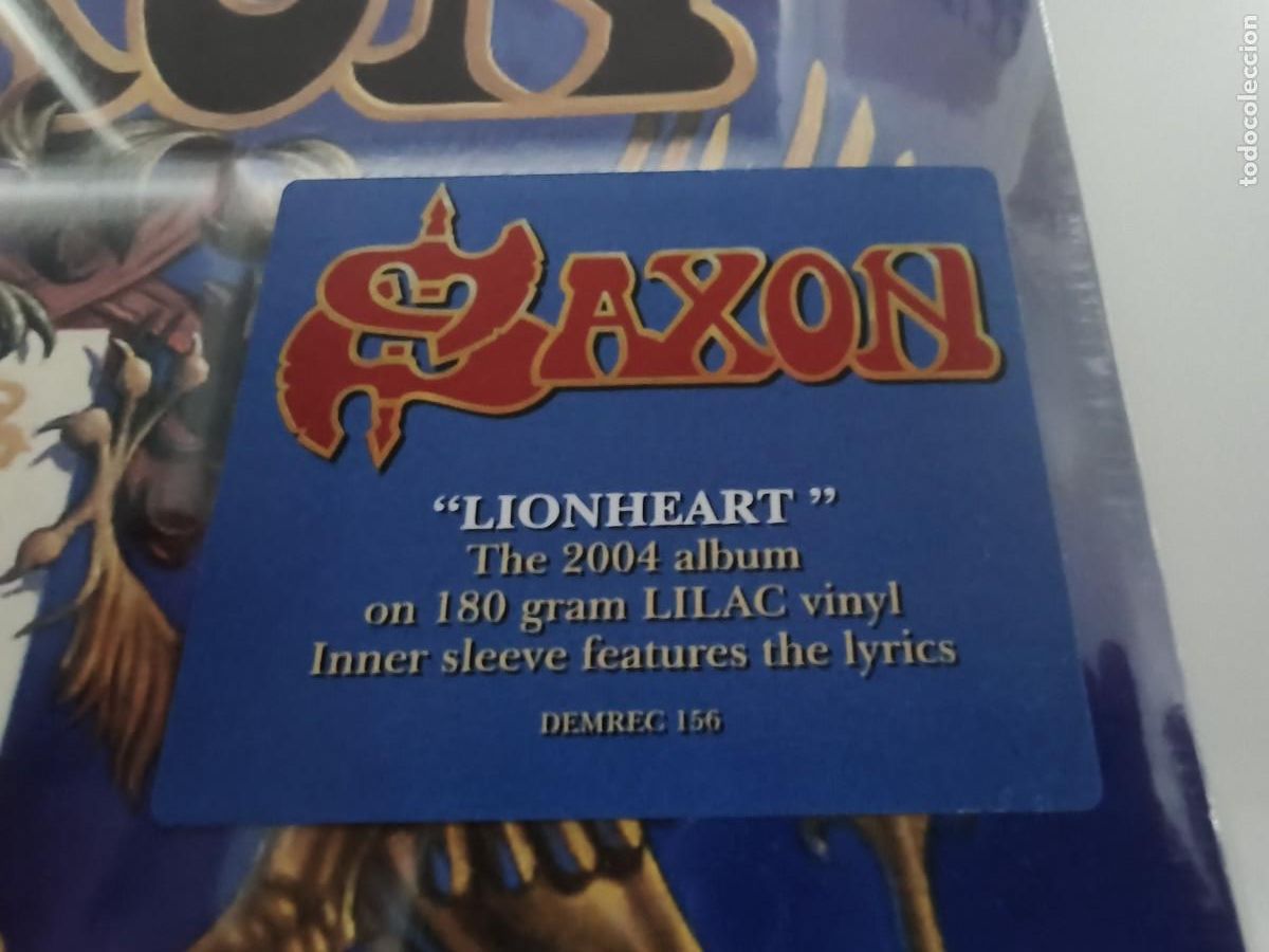Discos de vinilo: VINILO DE SAXON - LION HEART - LEER CONDICIONES DE VENTA - Foto 3