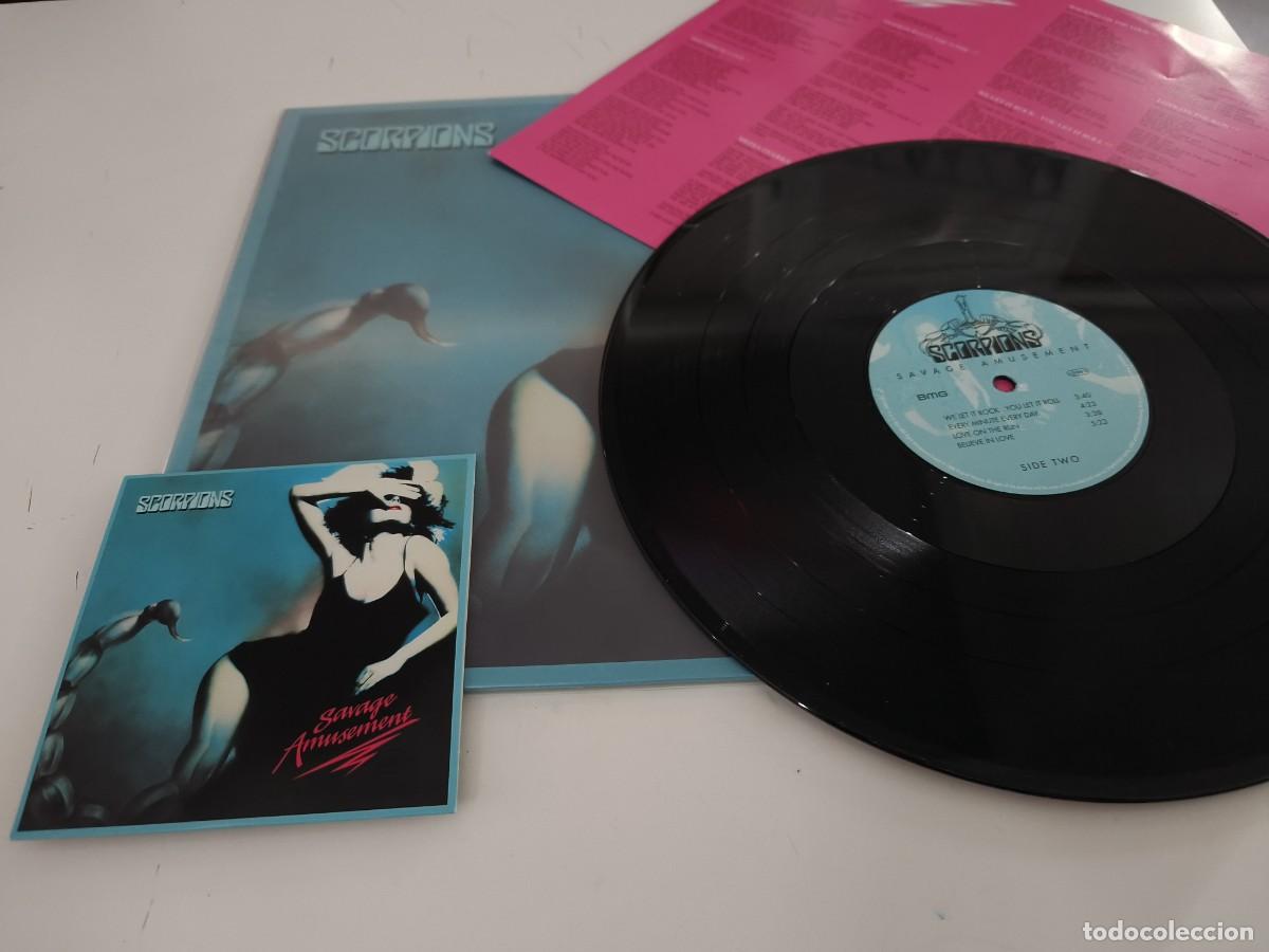 Discos de vinilo: VINILO DE SCORPIONS - SAVAGE AMUSEMENT - LEER CONDICIONES DE VENTA - Foto 4