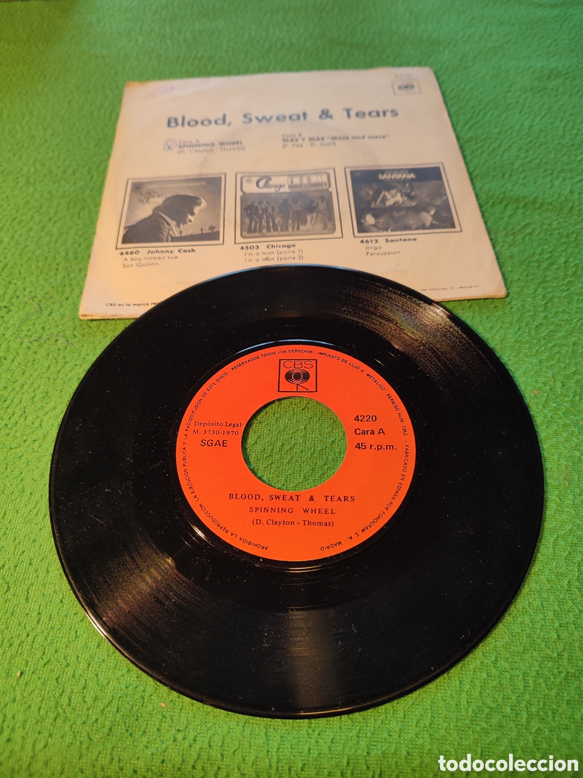 Discos de vinilo: Blood, Sweat & Tears - Spinning wheel - Foto 2
