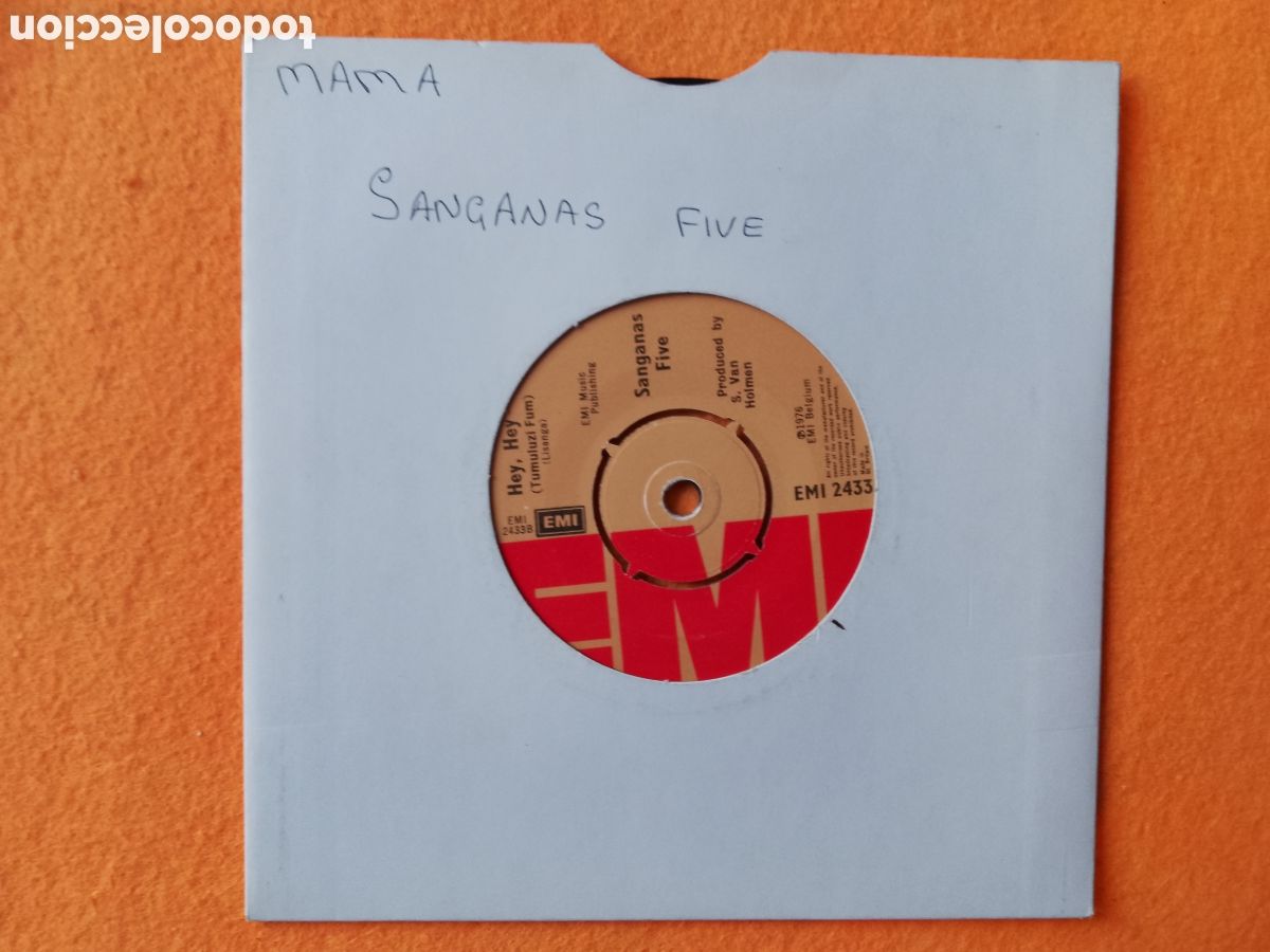 Discos de vinilo: Sanganas Five &ndash; Mama - Hey, Hey - Foto 2