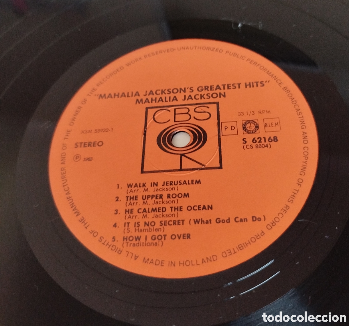 Discos de vinilo: Mahalia jacksons - Greatest hits - Foto 3