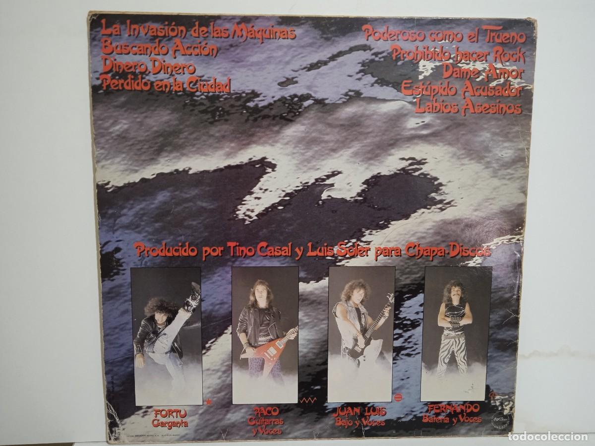 Discos de vinilo: Obus - Poderoso Como El Trueno - LP - Primera Edici&oacute;n - 1982 - Foto 2