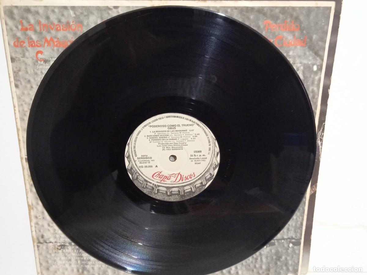 Discos de vinilo: Obus - Poderoso Como El Trueno - LP - Primera Edici&oacute;n - 1982 - Foto 5