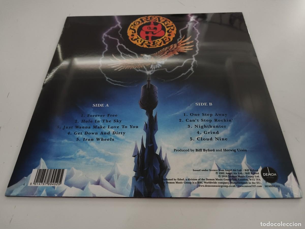 Discos de vinilo: VINILO DE SAXON - FOREVER FREE - LEER CONDICIONES DE VENTA - Foto 2