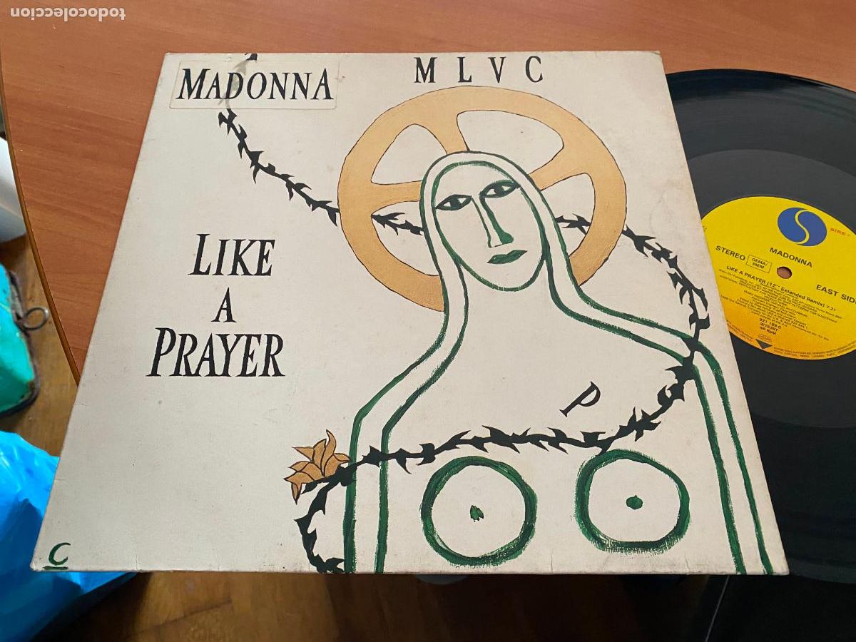 Discos de vinilo: MADONNA (LIKE A PRAYER) MAXI (B-52) - Foto 1