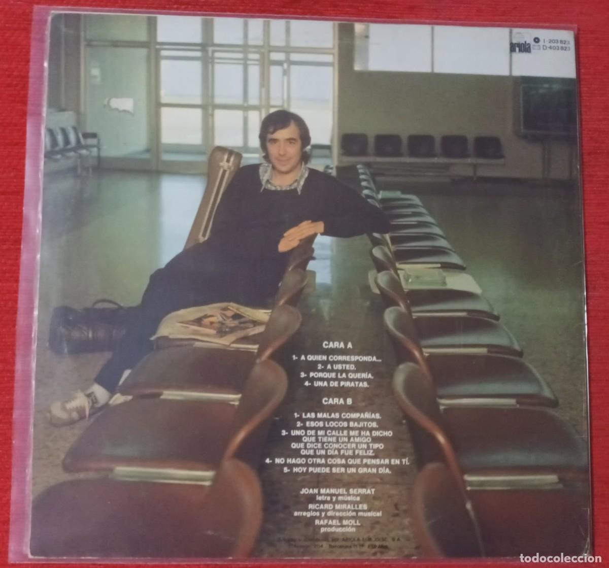 Discos de vinilo: SERRAT - EN TRANSITO - LP - Foto 2