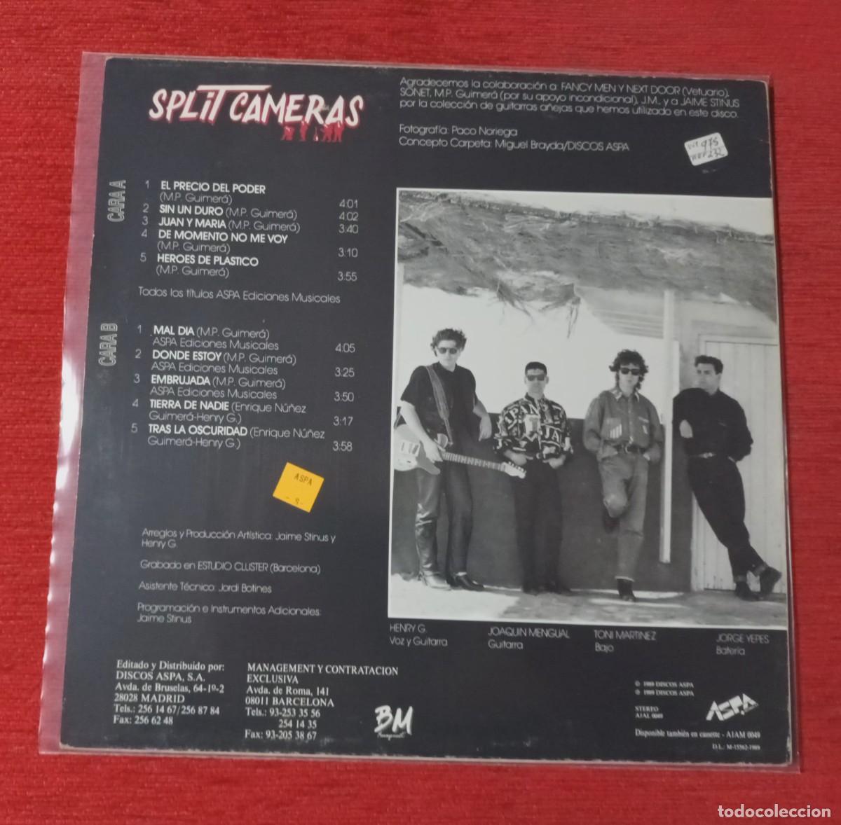 Discos de vinilo: SPLIT CAMERAS - ELPRECIO DEL PODER - LP - Foto 2
