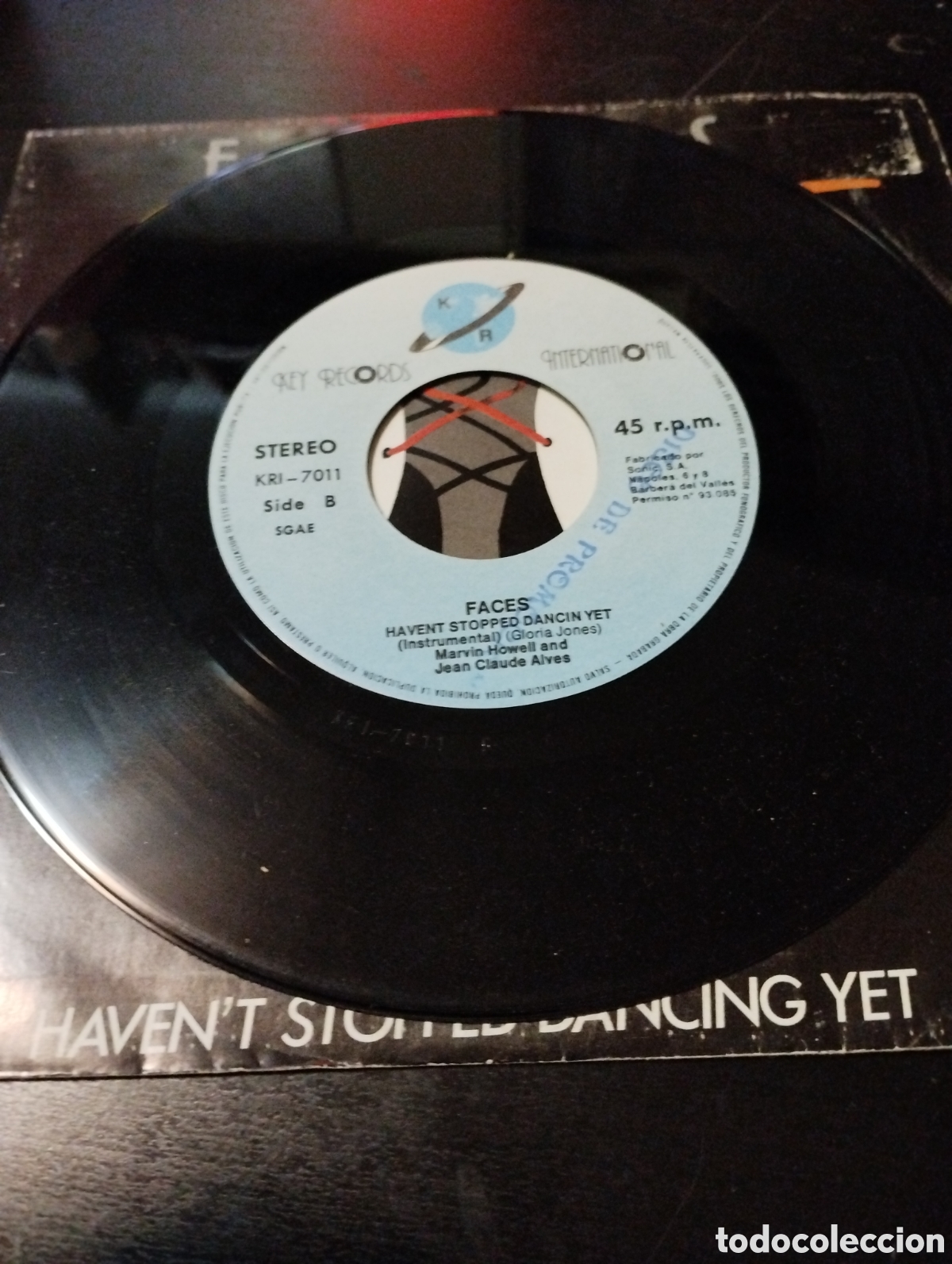 Discos de vinilo: Faces &ndash;&nbsp;Havent Stopped Dancing Yet Vinilo 7&rdquo; 1986 Espa&ntilde;a - Foto 4