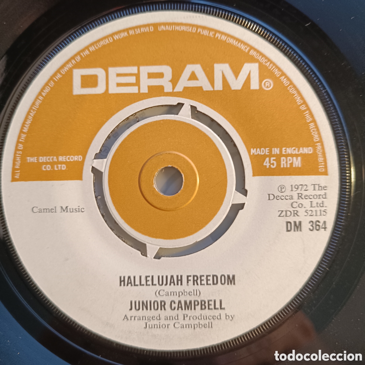Discos de vinilo: Junior Campbell &ndash; Hallelujah Freedom - Foto 1