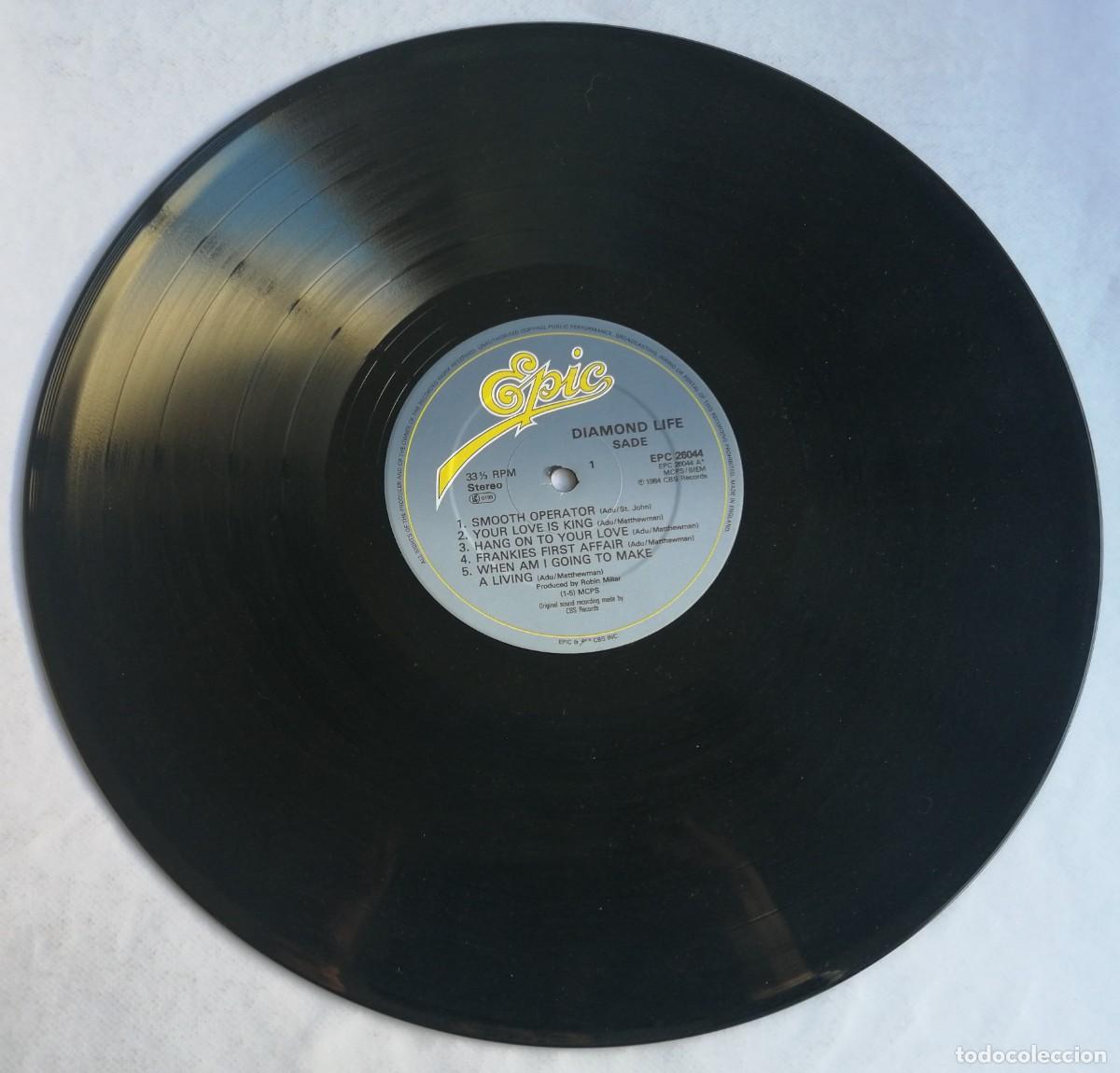 Discos de vinilo: Sade, Diamond Life, Epic &lrm;&ndash; EPC 26044, UK - Foto 6