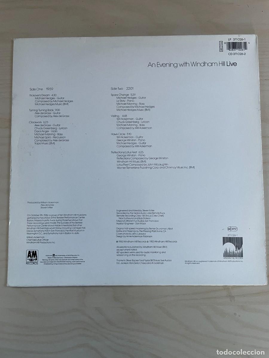 Discos de vinilo: LP Windham Hill An Evening with Windham Hill Live - Foto 2