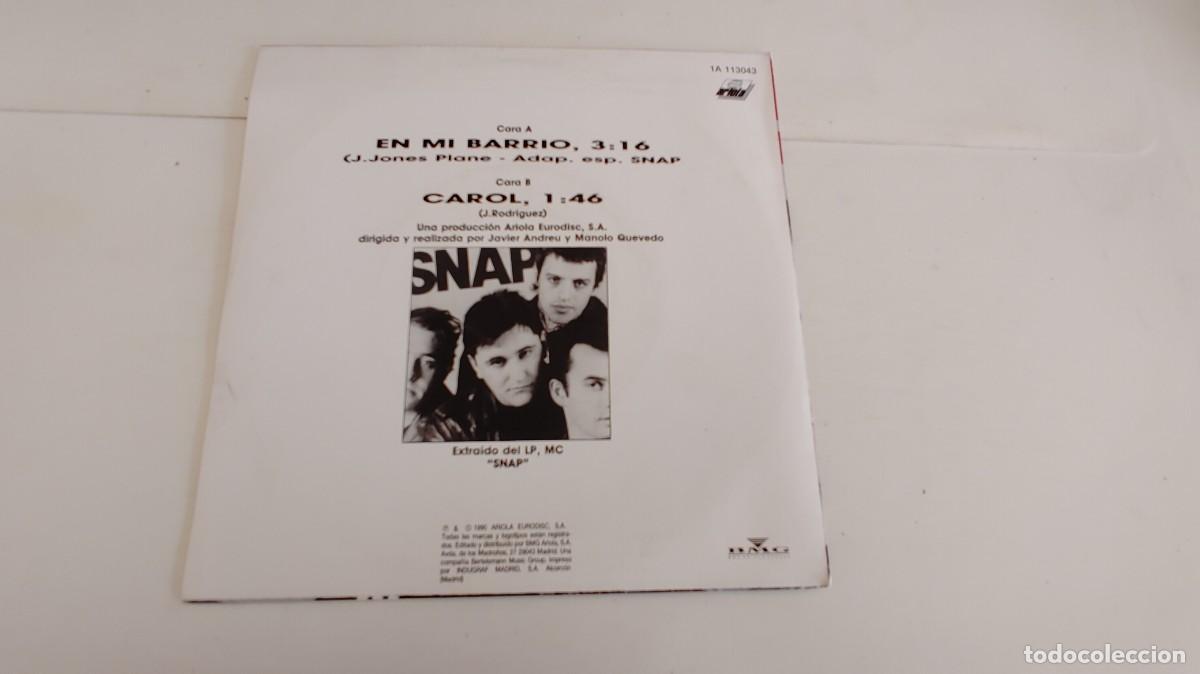 Discos de vinilo: SNAP-SINGLE EN MI BARRIO - Foto 2