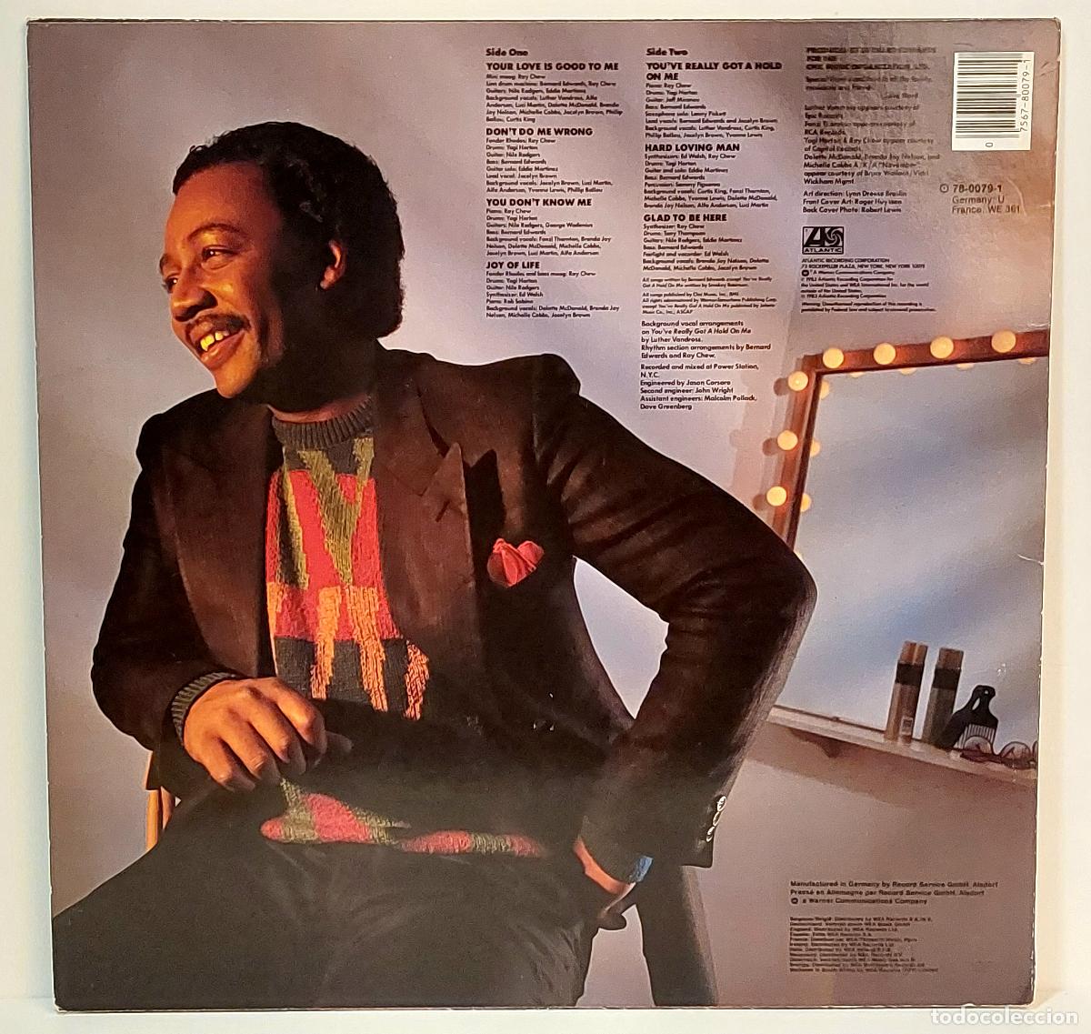 Discos de vinilo: Bernard Edwards - Glad to be here - 1983 - LP VINILO - Foto 2