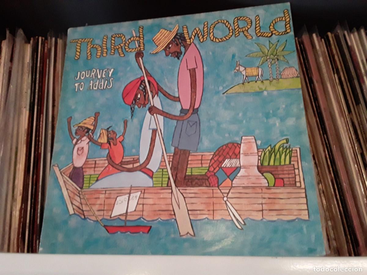 Discos de vinilo: Third World &lrm;&ndash; Journey To Addis - lp edic. spain 1982 - Foto 1