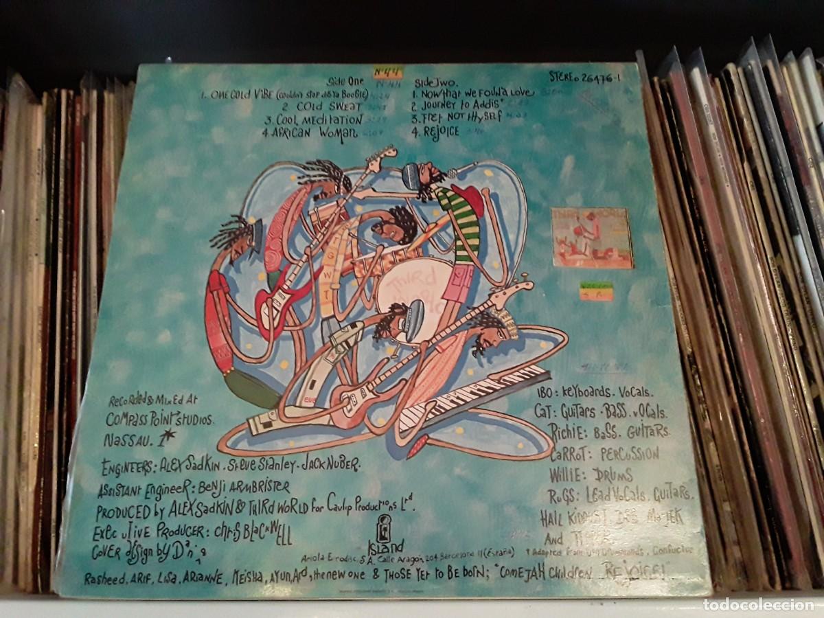 Discos de vinilo: Third World &lrm;&ndash; Journey To Addis - lp edic. spain 1982 - Foto 2