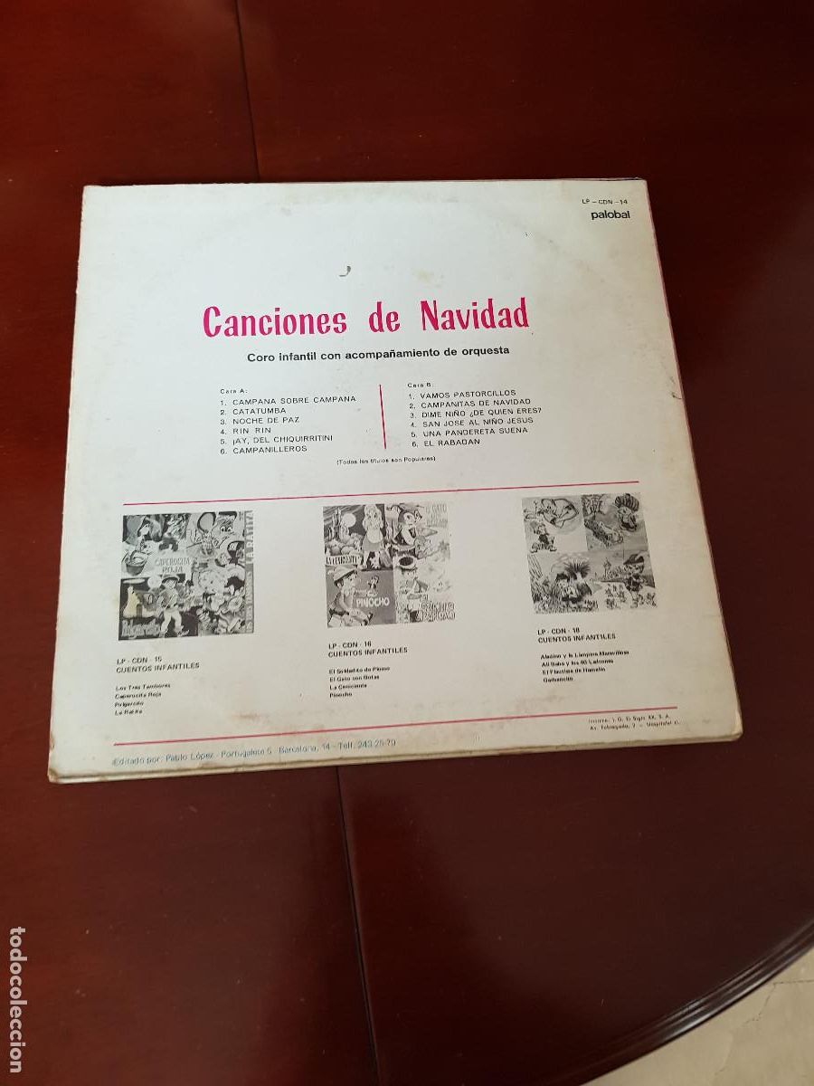 Discos de vinilo: CANCIONES DE NAVIDAD - Foto 2