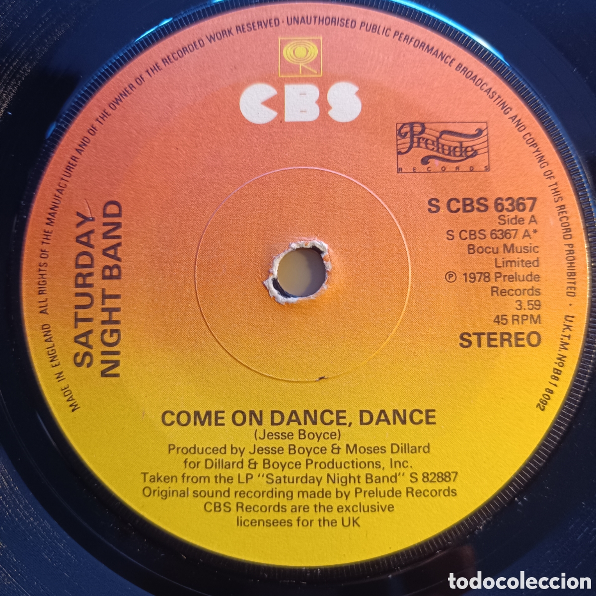 Discos de vinilo: Saturday Night Band &ndash; Come On Dance, Dance - Foto 1