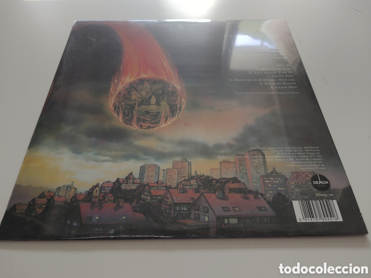 Discos de vinilo: VINILO DE SAXON - SOLID BALL OF ROCK - PRECINTADO - LEER CONDICIONES DE VENTA - Foto 2