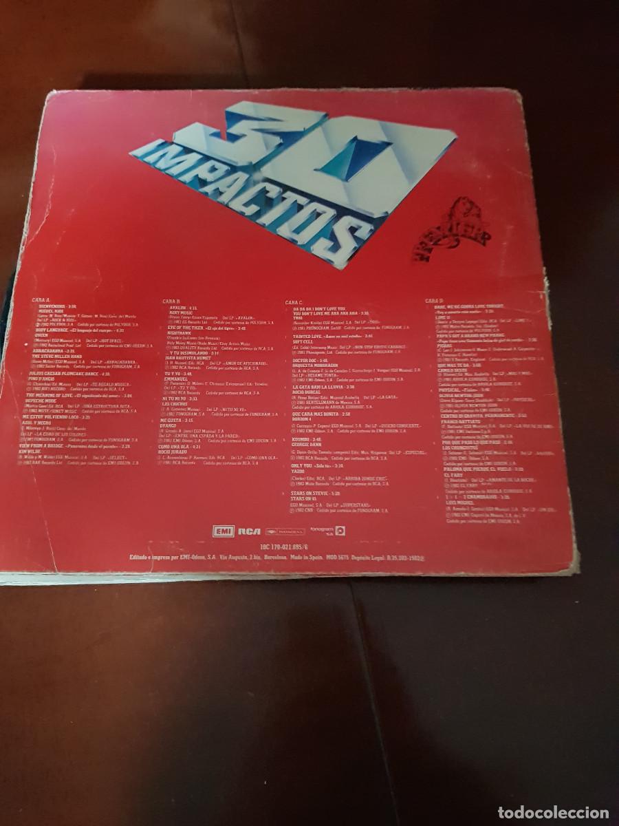 Discos de vinilo: 30 IMPACTOS Y 15 EXITOS MAS-SON 2 LP - Foto 2