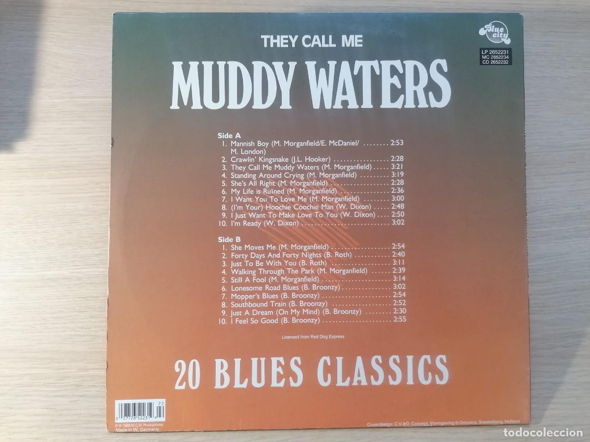 Discos de vinilo: LP THEY CALL ME MUDDY WATERS - Foto 2