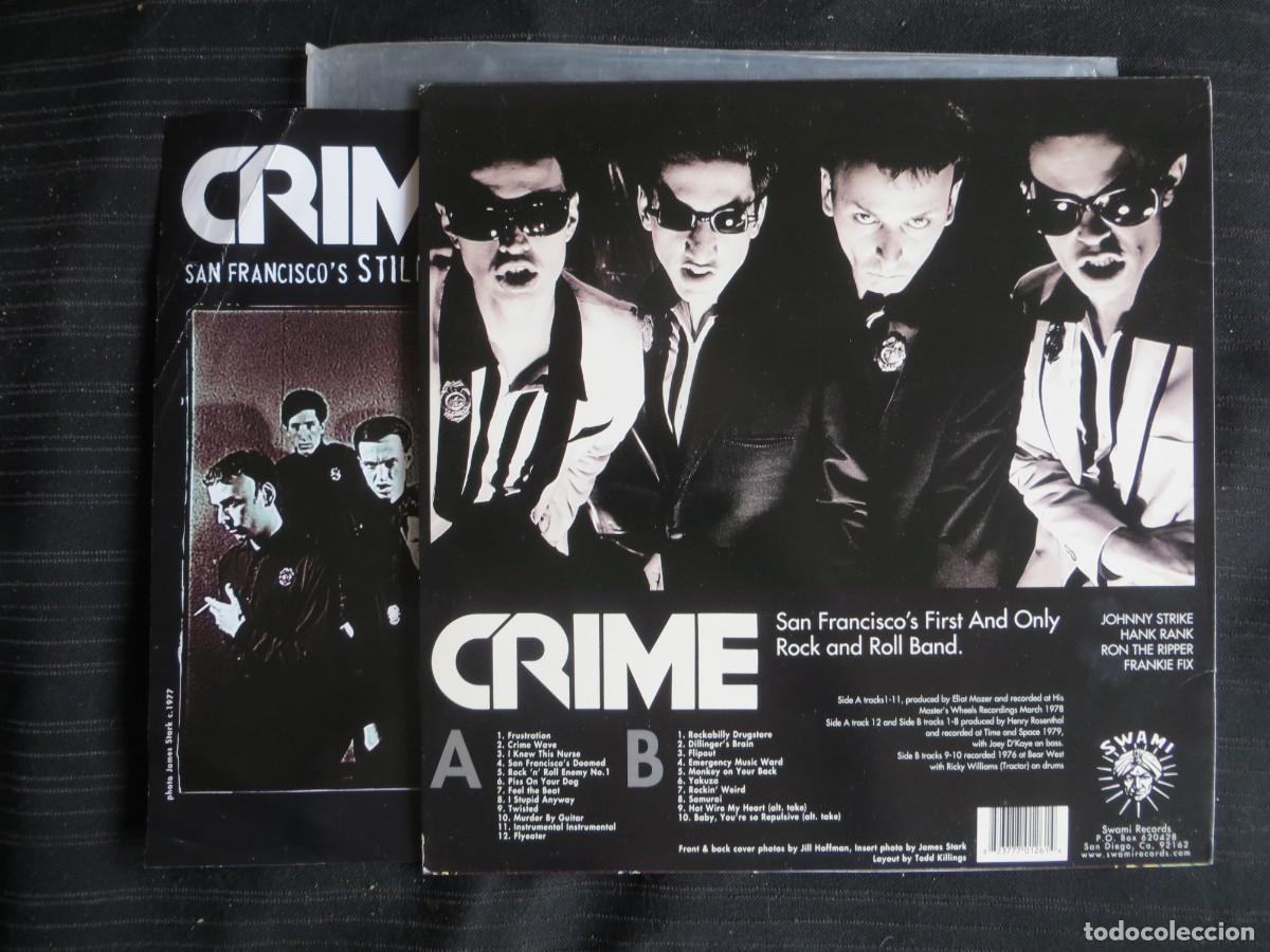 Discos de vinilo: CRIME: - San Franciscos Still Doomed (L.P.) - Foto 2