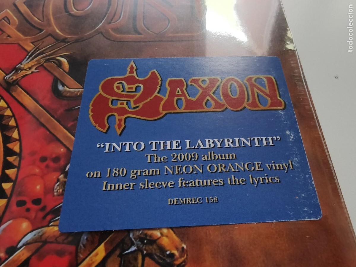 Discos de vinilo: VINILO DE SAXON - INTO THE LABYRINTH - LEER CONDICIONES DE VENTA - Foto 3