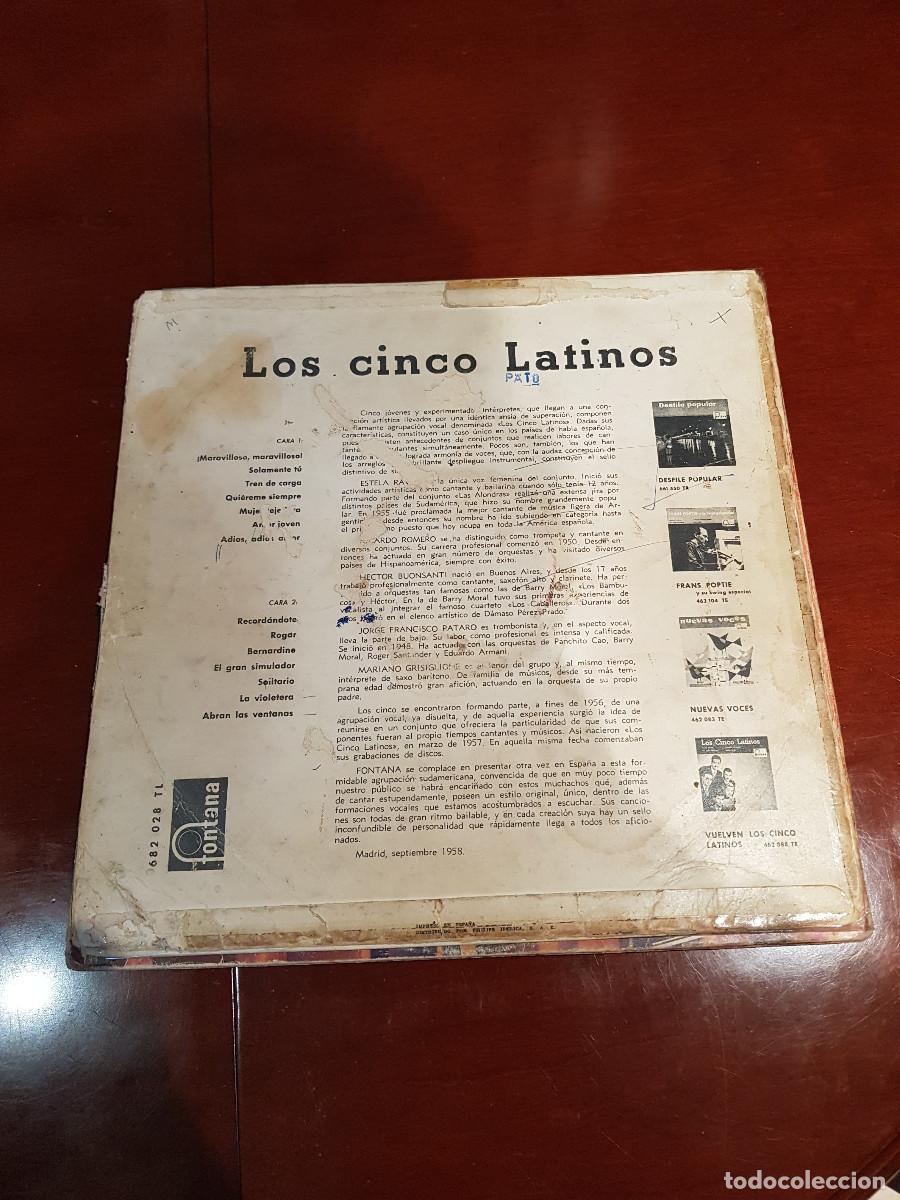Discos de vinilo: LOS CINCO LATINOS-FONTANA - Foto 2