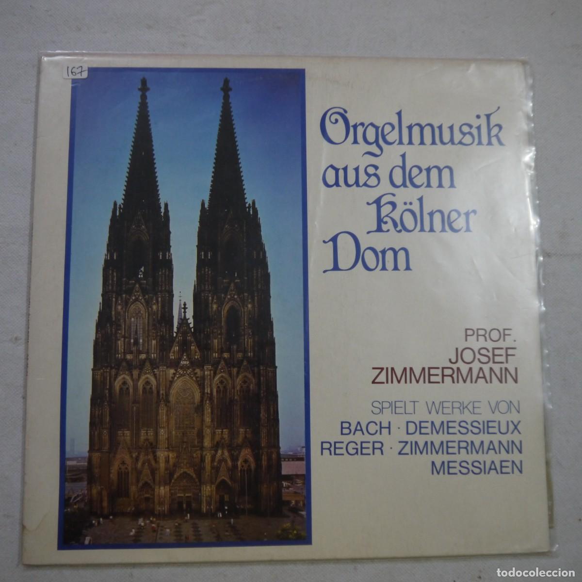 Discos de vinil: ORGELMUSIK AUS DEM KOLNER DOM / JOSEF ZIMMERMANN - LP GERMANY