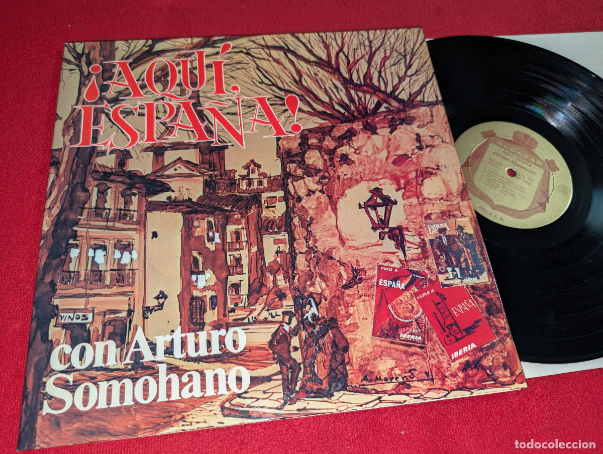 Dischi in vinile: ARTURO SOMOHANO & ORQUESTA &iexcl;Aqui Espa&ntilde;a! LP 1967 Alcazar GATEFOLD ESPA&Ntilde;A SPAIN