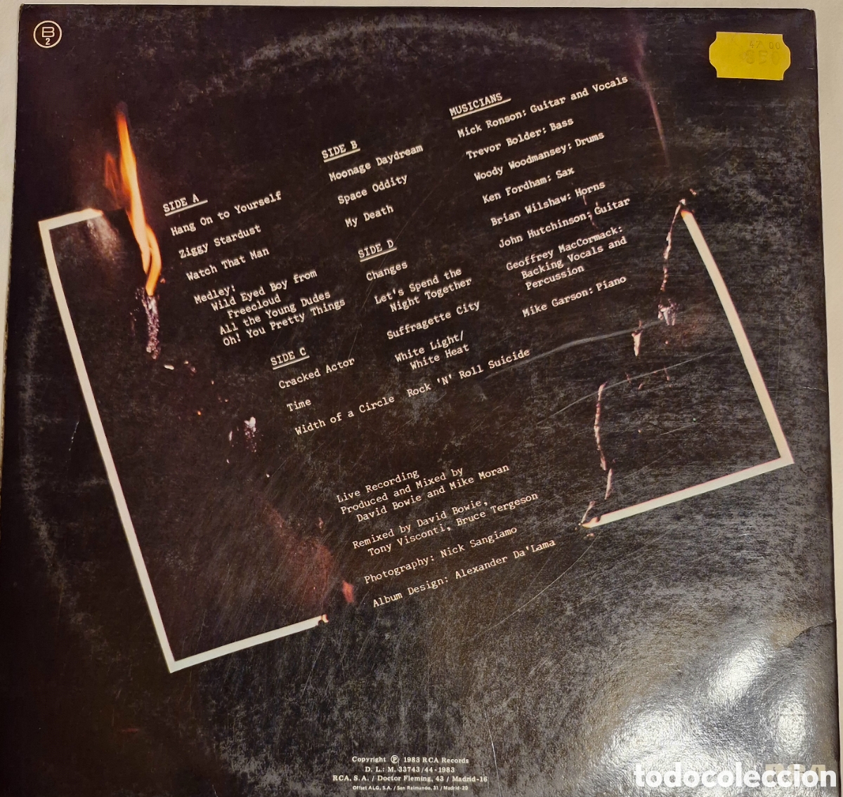 Discos de vinilo: DAVID BOWIE ZIGGY STARDUST 2LP - Foto 2