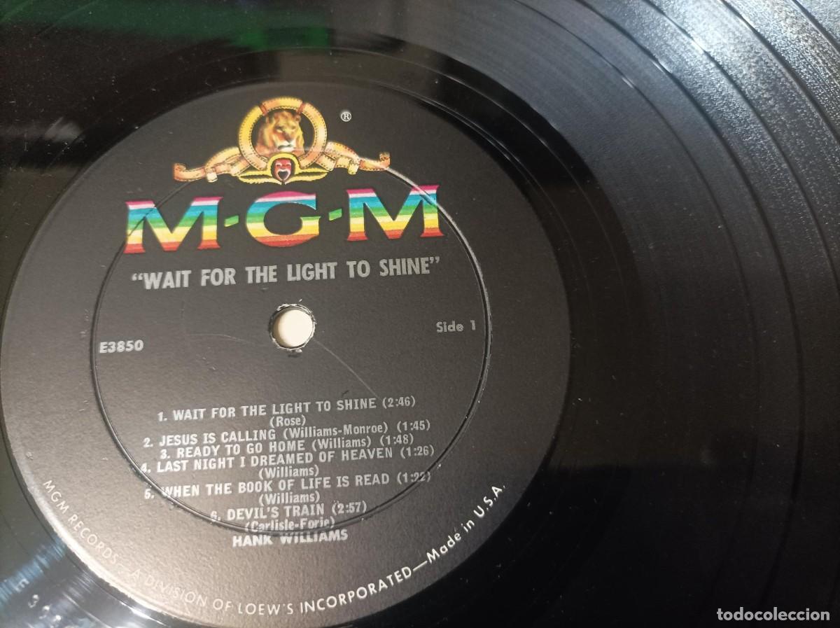 Discos de vinilo: Hank Williams lp original-raro- - Foto 3