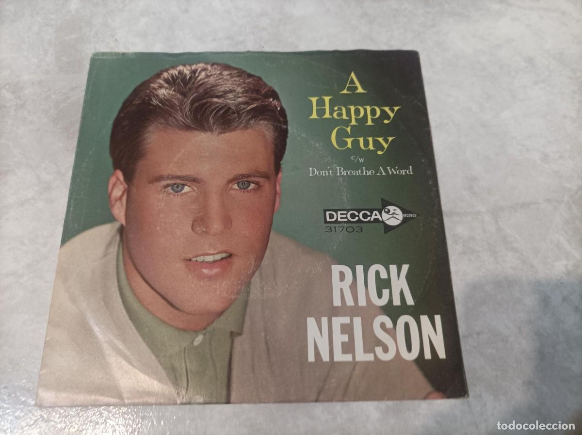 Discos de vinilo: Rick Nelson single original americano - Foto 1