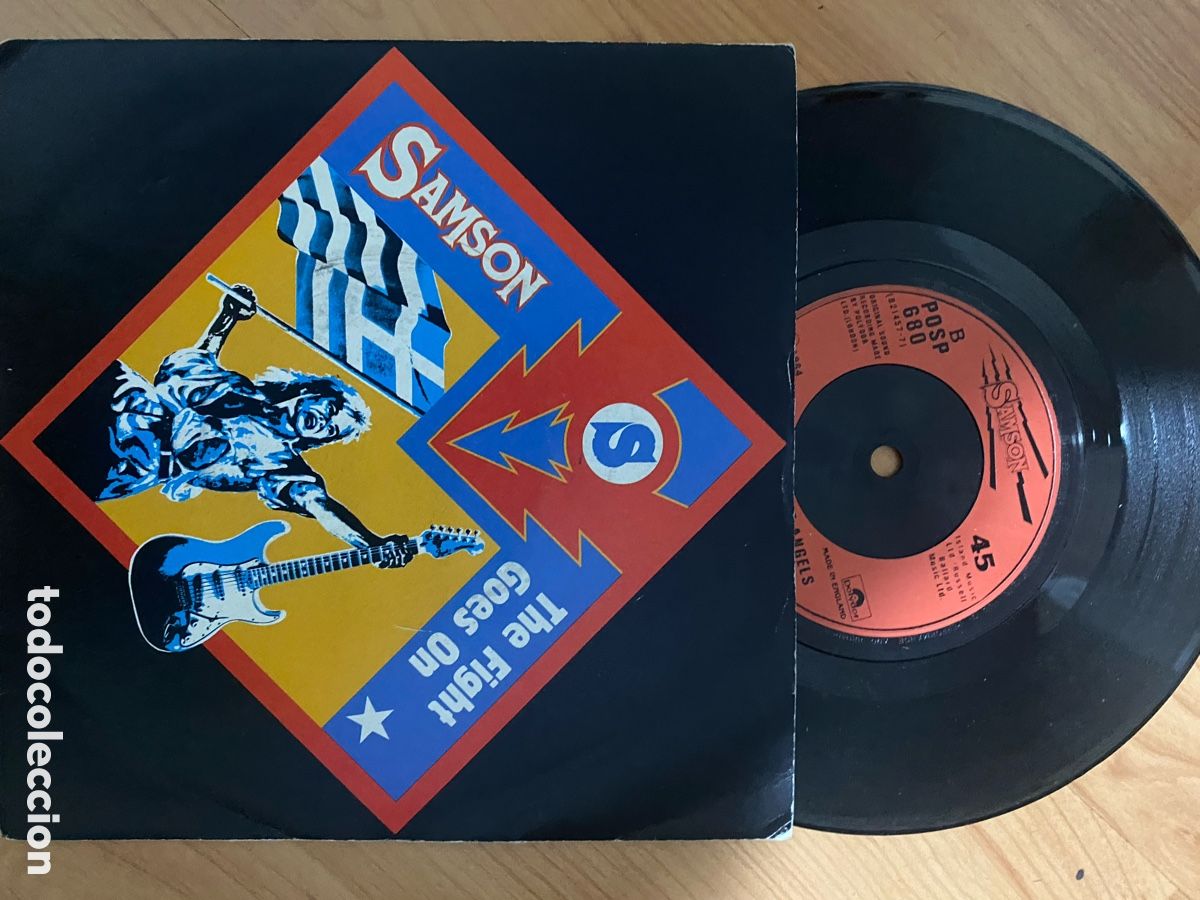 Discos de vinilo: SAMSON &rdquo;The fight goes on&rdquo; - Foto 1