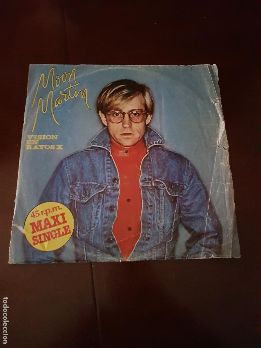 Discos de vinilo: MOON MARTIN-VISION EN RAYOS X-X-RAY VISION-DEPER - Foto 1