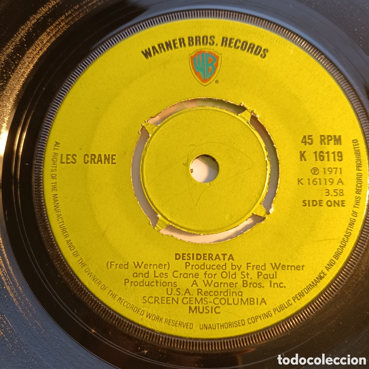 Discos de vinilo: Les Crane &ndash; Desiderata - Foto 1