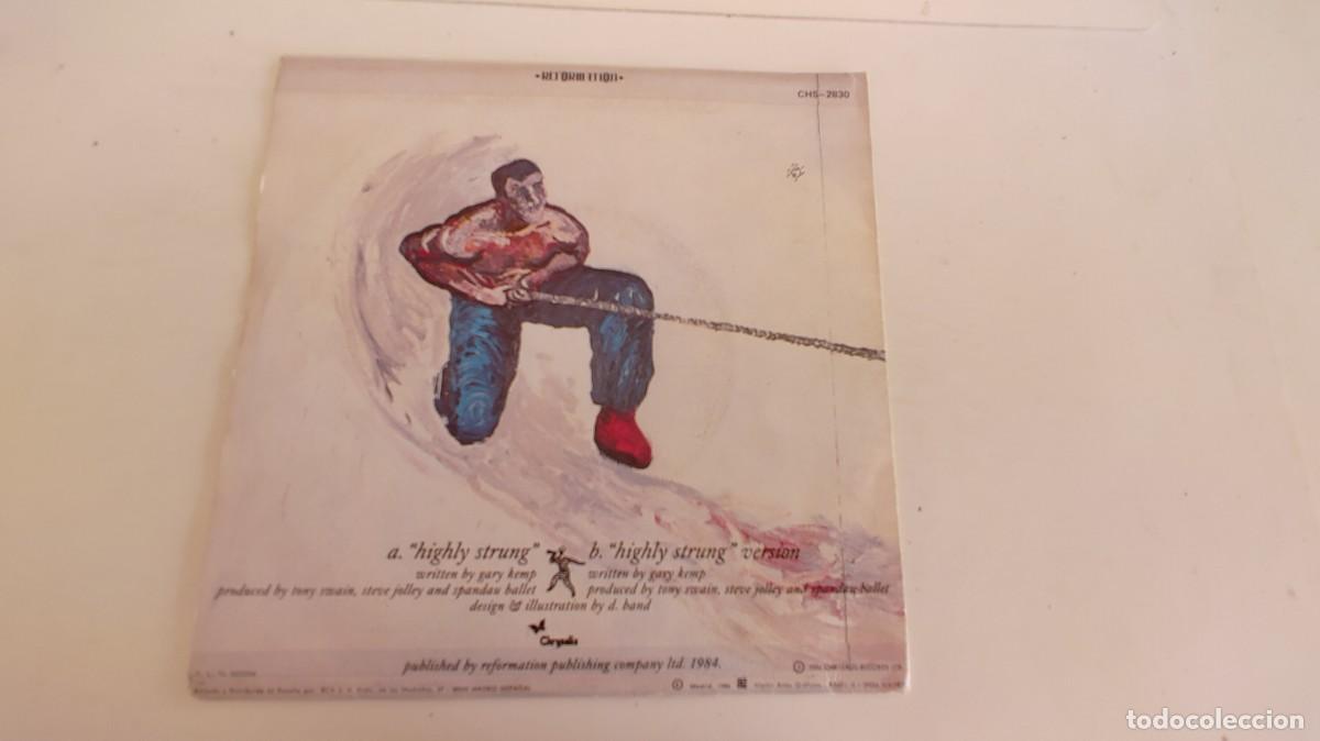 Discos de vinilo: SPANDAU BALLET-SINGLE HIGHLY STRUNG - Foto 2