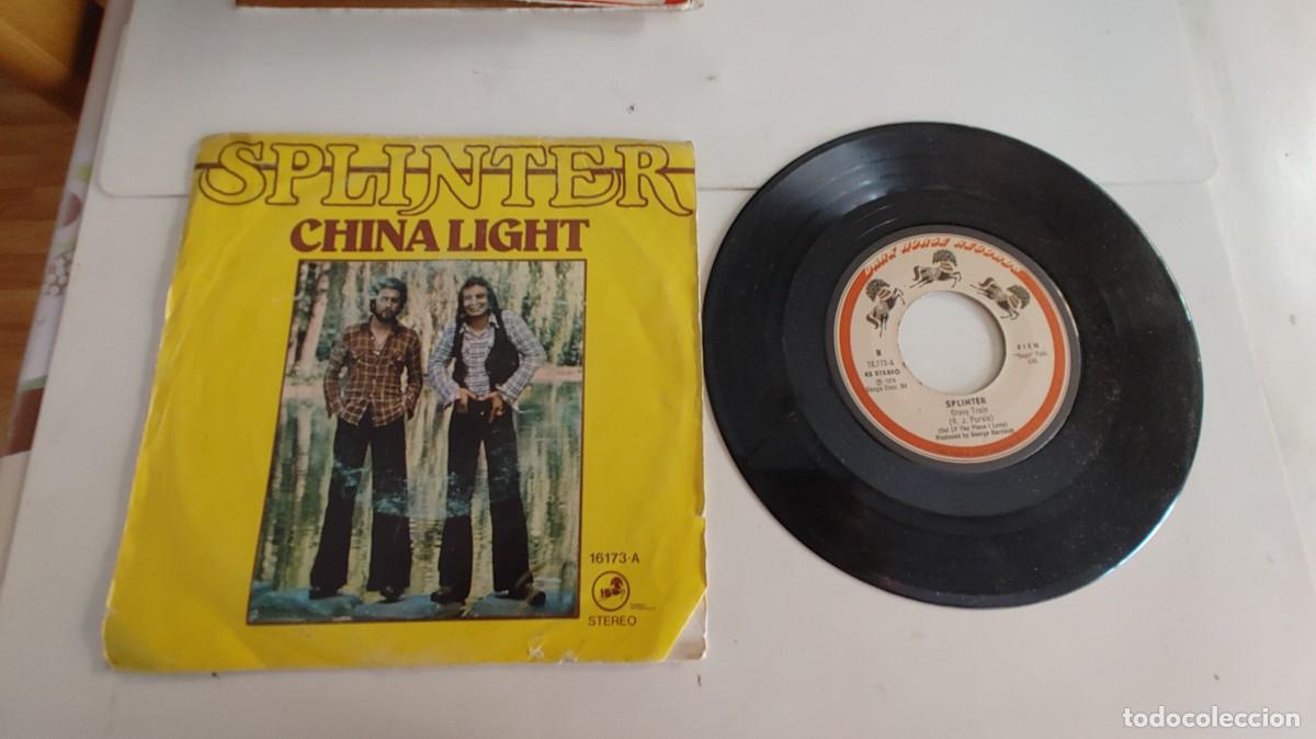 Discos de vinilo: SPLINTER-SINGLE CHINA LIGHT - Foto 1