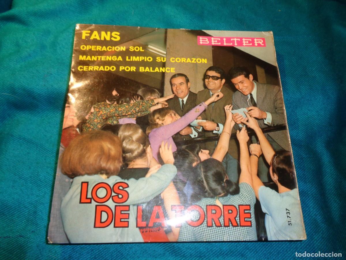 Discos de vinilo: LOS DE LA TORRE. FANS + 3. EP. BELTER, 1966 - Foto 1