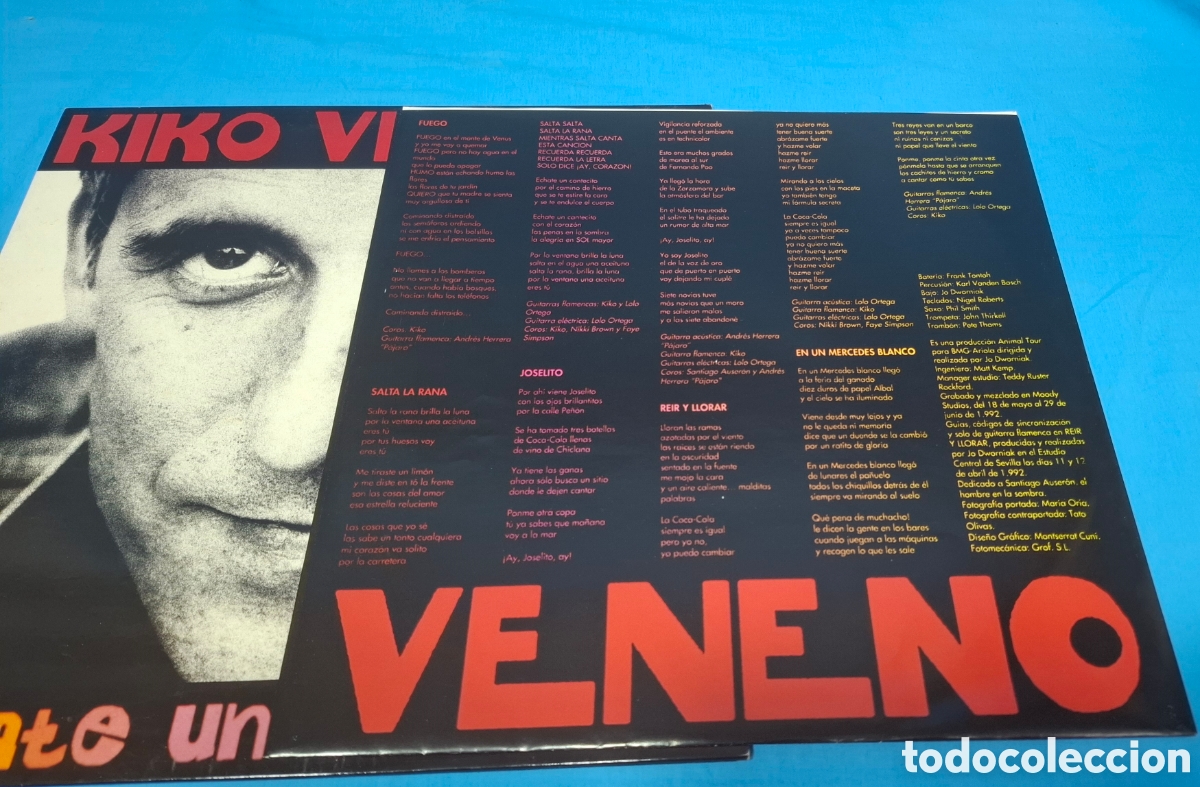 Discos de vinilo: KIKO VENENO - &Eacute;CHATE UN CANTECITO, 1992 - Foto 8