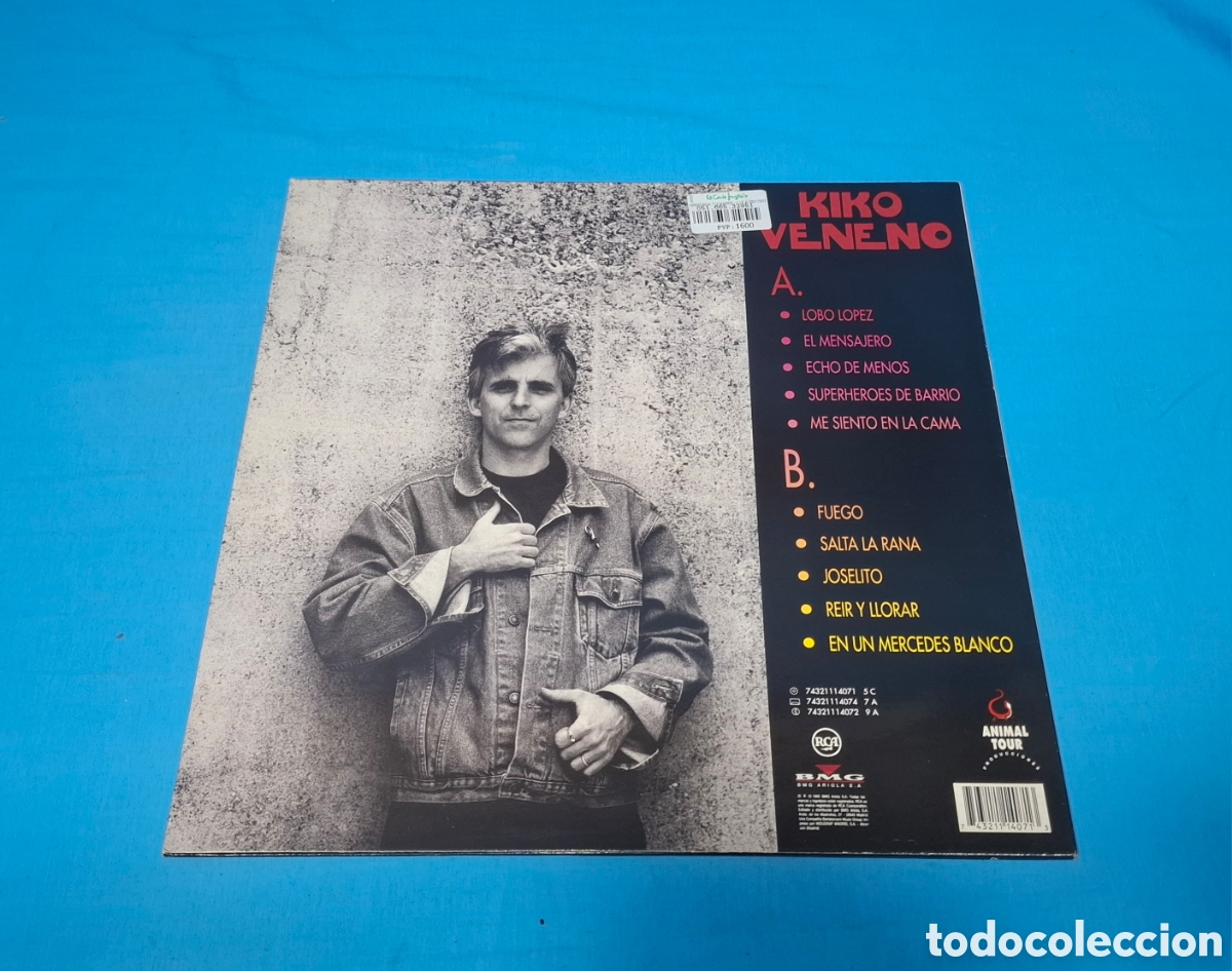 Discos de vinilo: KIKO VENENO - &Eacute;CHATE UN CANTECITO, 1992 - Foto 9