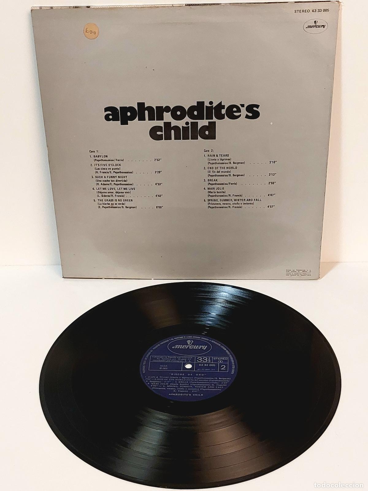 Discos de vinilo: APHRODITE&acute;S CHILD - DISCO DE ORO - 1973 - LP VINILO - Foto 2