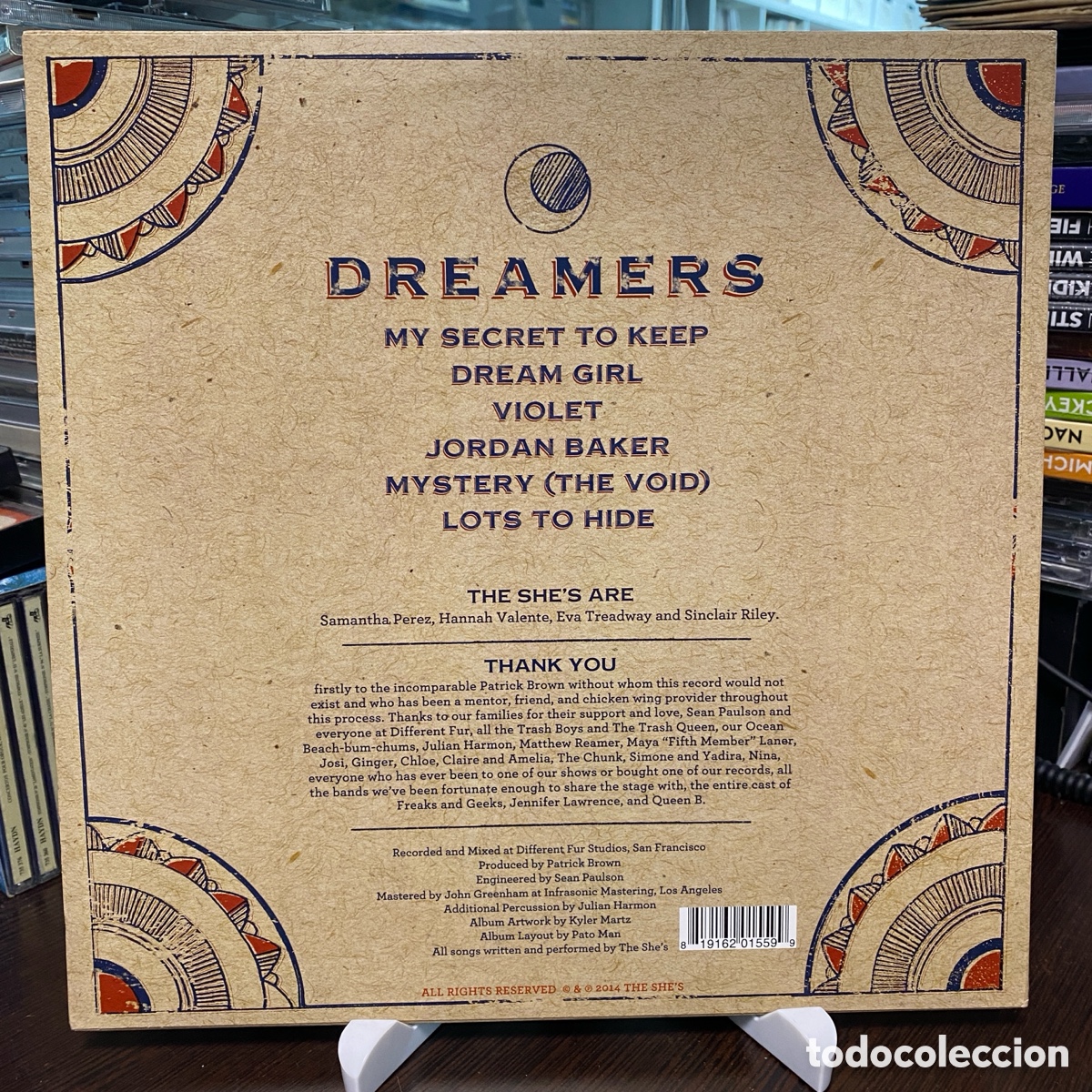 Discos de vinilo: The Shes - Dreamers (EP, Ed. Limitada) - Foto 2
