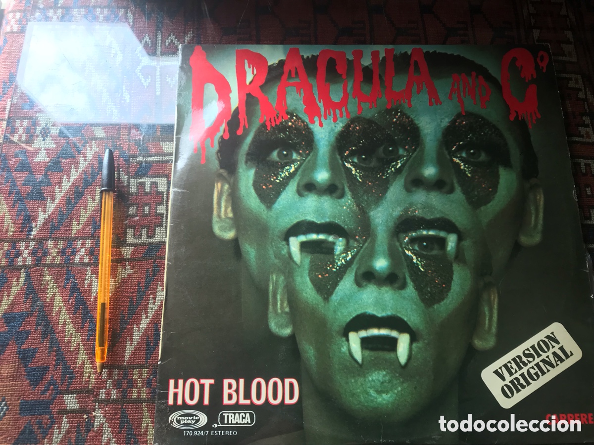 Discos de vinilo: Hot Blood. Dr&aacute;cula and C. Versi&oacute;n original - Foto 1