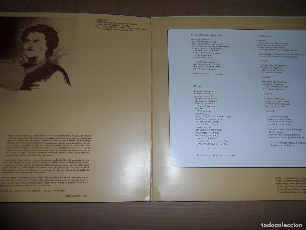 Discos de vinilo: Asturc&oacute;n &lrm;&ndash; Asturc&oacute;n (SPAIN 1981) - Foto 2