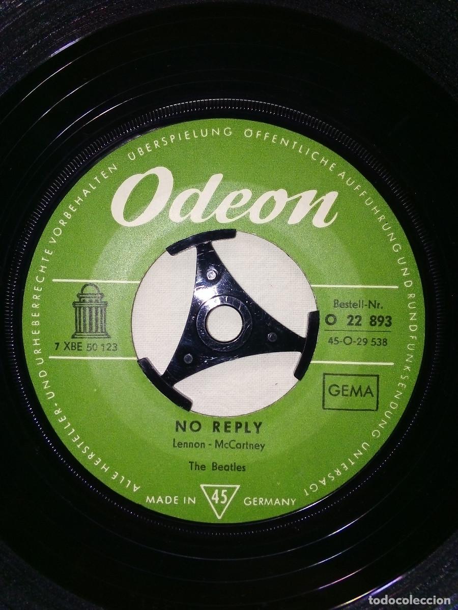 Discos de vinilo: BEATLES - NO REPLY - SINGLE ALEMANIA 1964 - Foto 3