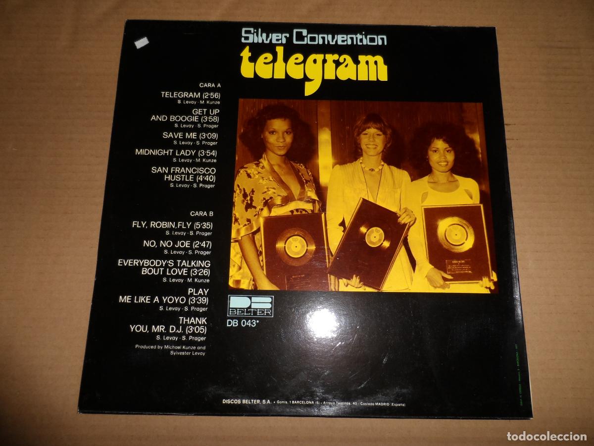 Discos de vinilo: SILVER CONVENTION - TELEGRAM (SPAIN 1977) - Foto 2