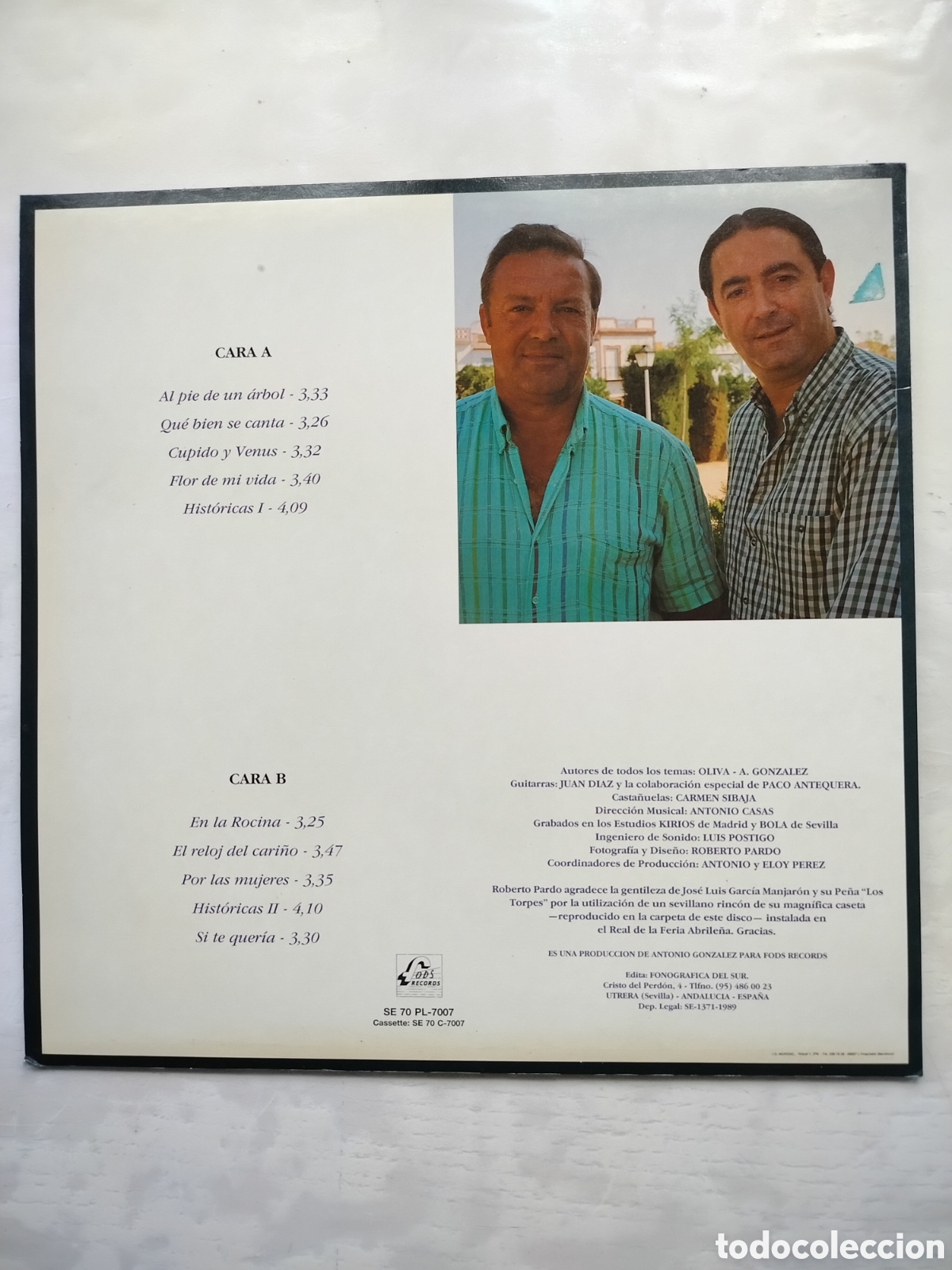Discos de vinilo: LP Los Rocieros 1989 - Foto 2