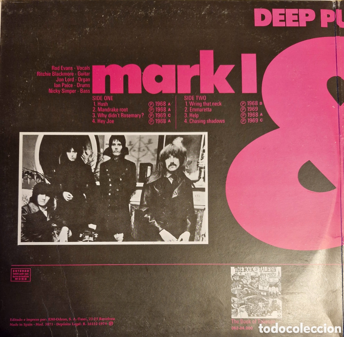 Discos de vinilo: DEEP PURPLE MARK I & MARK II 2LP - Foto 3
