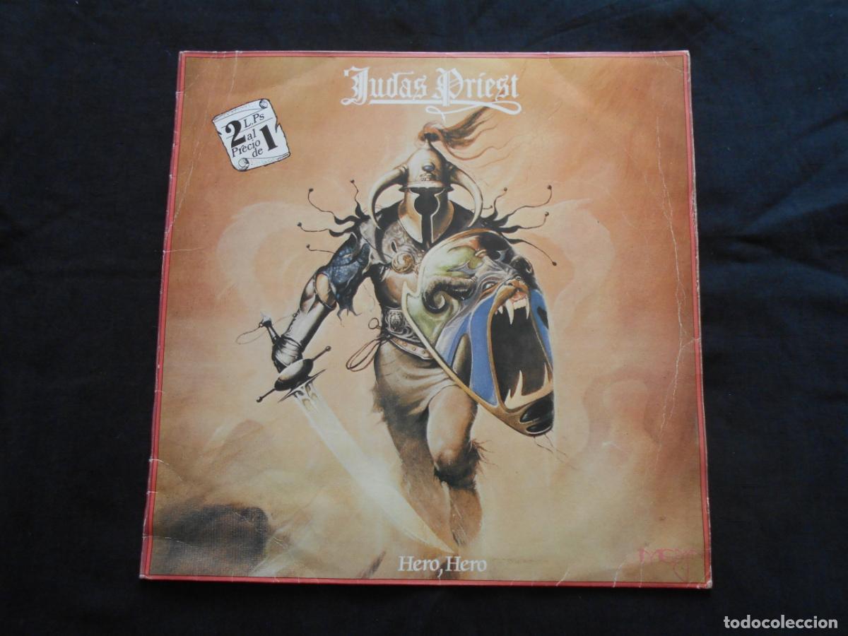 Discos de vinilo: LP DOBLE JUDAS PRIEST - HERO, HERO - Foto 1