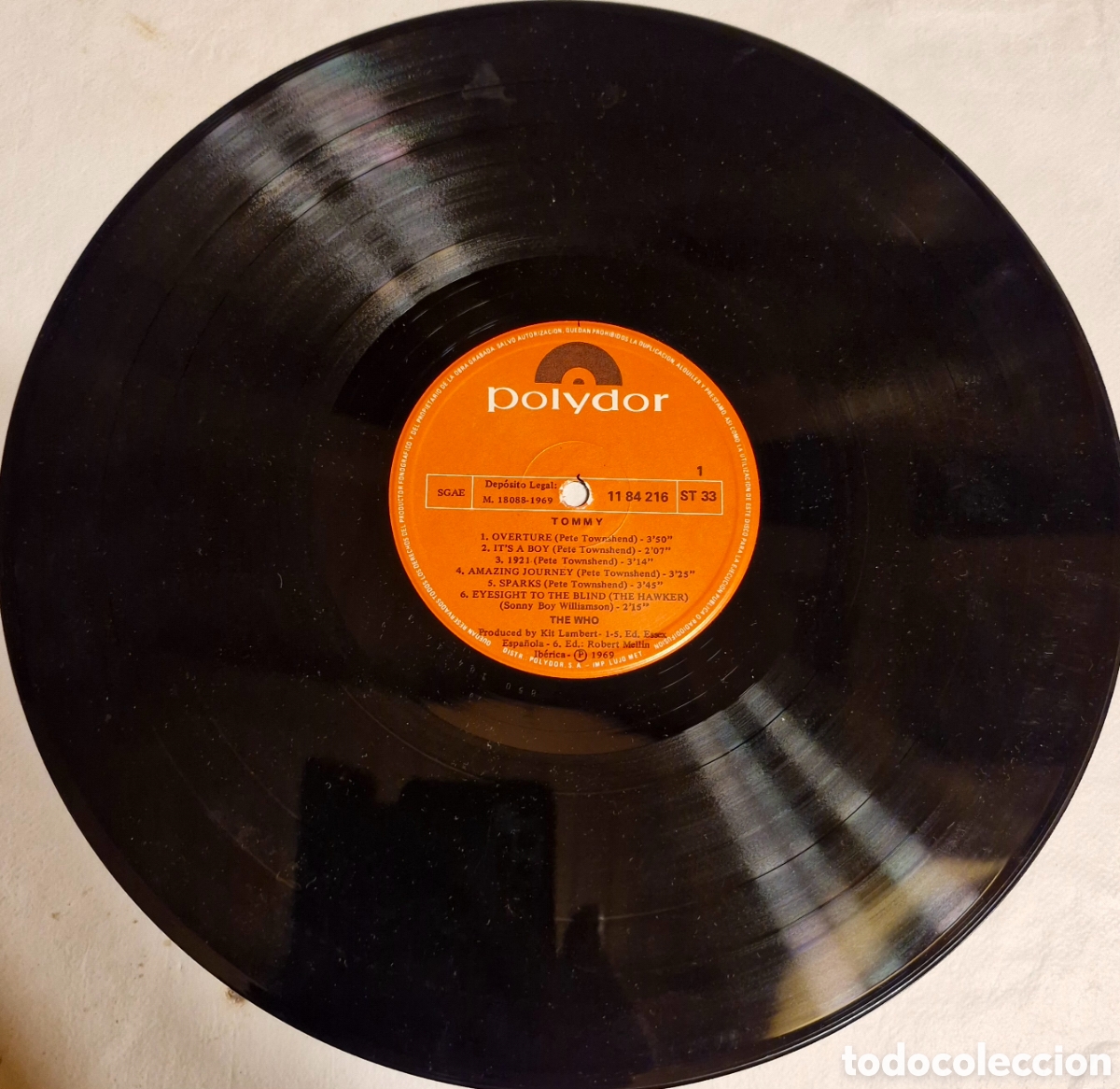 Discos de vinilo: THE WHO TOMMY 2LP 1969 - Foto 5